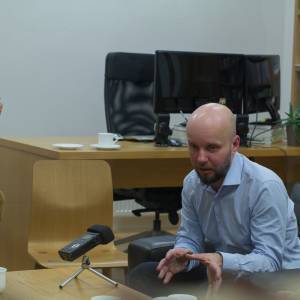 Fotoreport: Němečt&iacute; novin&aacute;ři v Brně