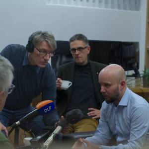 Fotoreport: Němečt&iacute; novin&aacute;ři v Brně